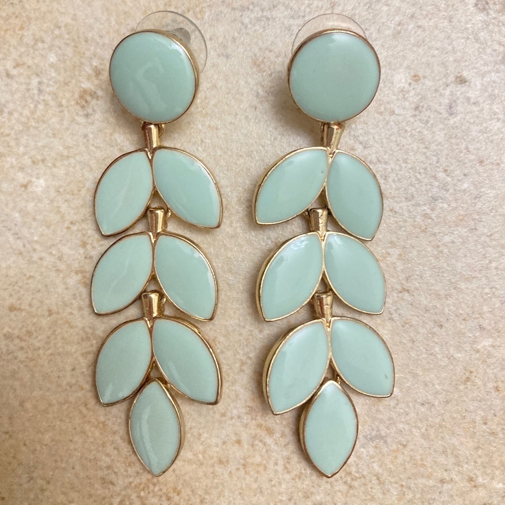 Adorable light green earrings